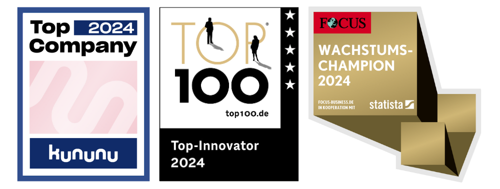 Kununu, Top Innovator und Wachstumschampion 2024 Siegel